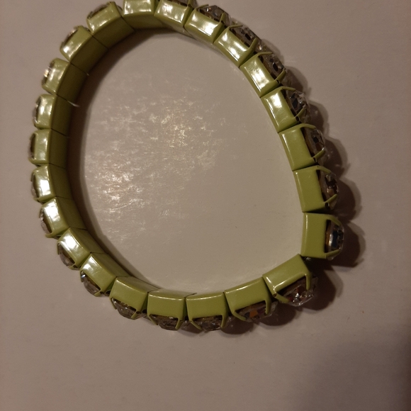 Chunky diamond elastic bracelet stretch - Picture 4 of 4